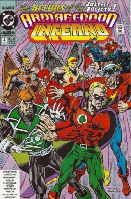 Armageddon: Inferno Armageddon 2001 - The Gathering of Heroes |  Issue#4A | Year:1992 | Series:  | Pub: DC Comics | Direct Edition
