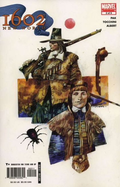 Marvel 1602: New World New World Part 2 |  Issue#2 | Year:2005 | Series: Marvel 1602 | Pub: Marvel Comics | Sergio Toppi Regular