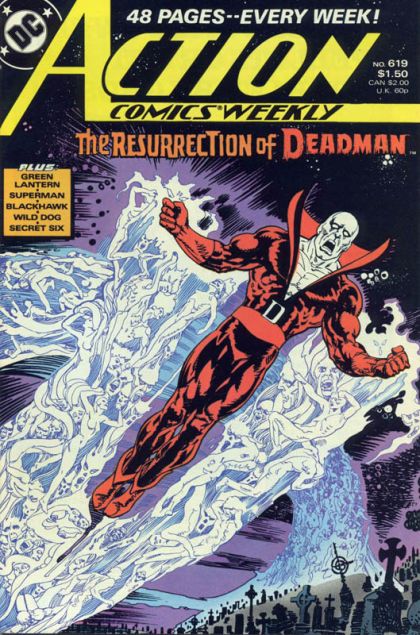 Action Comics, Vol. 1 Veronica / Fatal Distraction, Part 5: One Mass Murderer To Go / Deadman, Part 2 / Protective Shield? / Once More Unto The Breach / What's a Nice Girl Like You...? |  Issue#619 | Year:1988 | Series:  | Pub: DC Comics |
