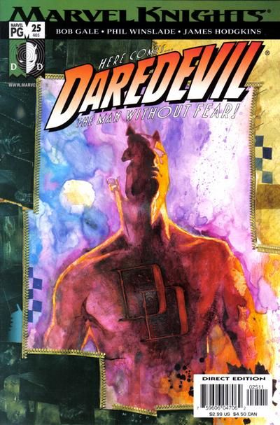 Daredevil, Vol. 2 Playing to the Camera |  Issue#25A | Year:2001 | Series: Daredevil | Pub: Marvel Comics | David Mack Regular