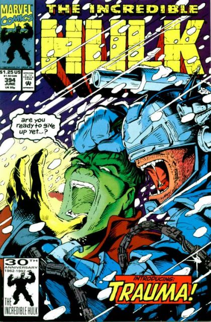 The Incredible Hulk, Vol. 1 Cold Storage |  Issue#394A | Year:1992 | Series: Hulk | Pub: Marvel Comics |