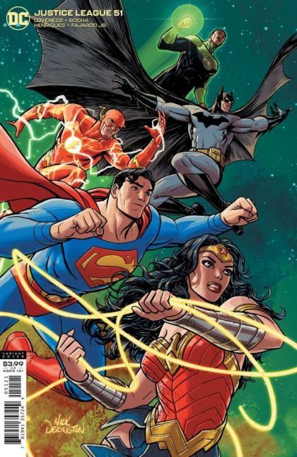 Justice League, Vol. 3 The Garden Of Mercy, Part 1 |  Issue#51B | Year:2020 | Series: Justice League | Pub: DC Comics | Nick Derington Variant