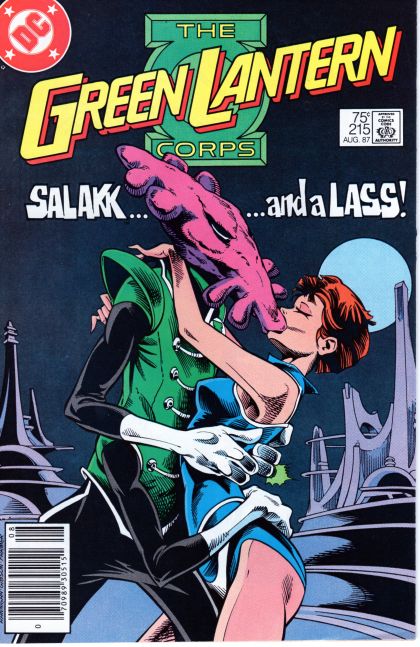 Green Lantern, Vol. 2 ... I Am |  Issue#215B | Year:1987 | Series: Green Lantern | Pub: DC Comics | Newsstand Edition