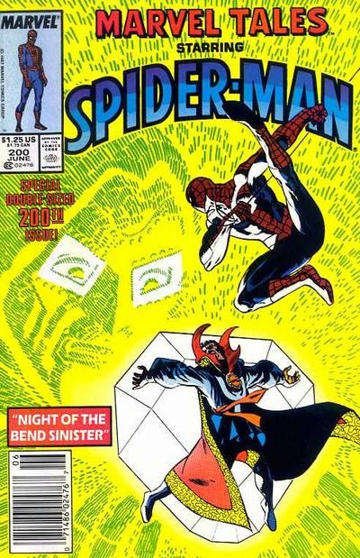 Marvel Tales, Vol. 2 Night of the Bend Sinister |  Issue#200B | Year:1987 | Series: Spider-Man | Pub: Marvel Comics | Newsstand Edition