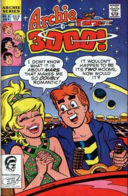Archie 3000  |  Issue#9A | Year:1990 | Series:  | Pub: Archie Comic Publications | Direct Edition