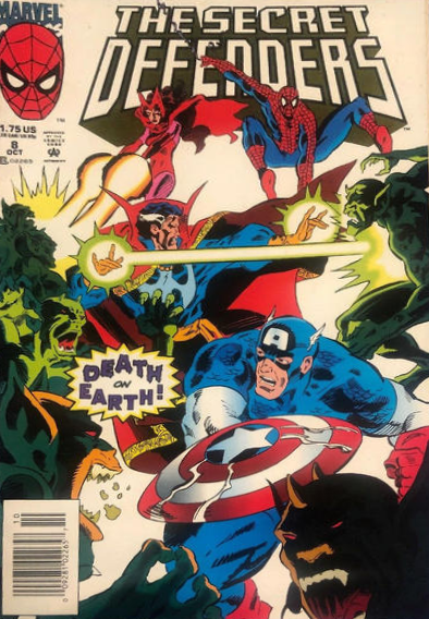 The Secret Defenders She Should Have, Died Hereafter... |  Issue#8B | Year:1993 | Series:  | Pub: Marvel Comics | Newsstand Edition