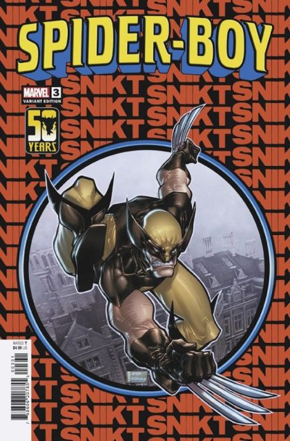 Spider-Boy, Vol. 1 Nonstop Action Figure; Spi-Lingual |  Issue#3C | Year:2024 | Series:  | Pub: Marvel Comics | David Baldeón 50 Years of Wolverine Variant