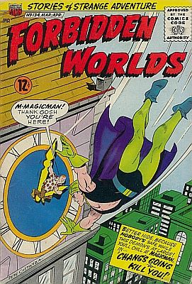 Forbidden Worlds (American Comics Group) Chang's Going to Kill You |  Issue#134 | Year:1966 | Series:  | Pub: American Comics Group |