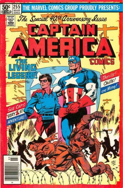 Captain America, Vol. 1 The Living Legend |  Issue#255B | Year:1981 | Series: Captain America | Pub: Marvel Comics | Newsstand Edition