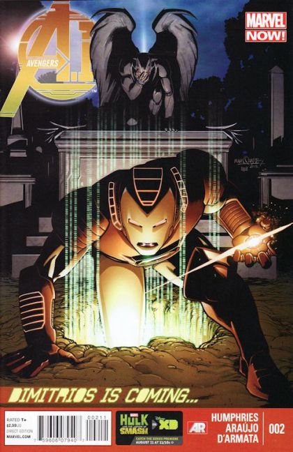 Avengers A.I. Initiate, Chapter 2 |  Issue#2A | Year:2013 | Series: Avengers | Pub: Marvel Comics | Regular David Marquez Cover