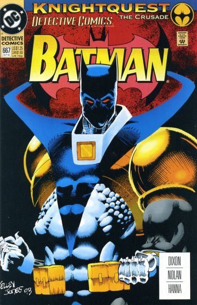 Detective Comics, Vol. 1 Knightquest: The Crusade - Wild, Wild East |  Issue#667A | Year:1993 | Series: Detective Comics | Pub: DC Comics | 0
