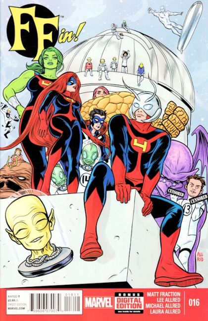 FF, Vol. 2 For All We Have and Are |  Issue#16A | Year:2014 | Series: Fantastic Four | Pub: Marvel Comics | Michael Allred Regular Cover
