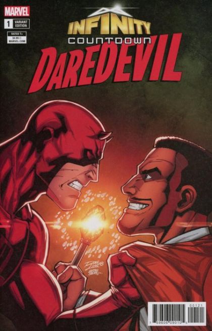 Infinity Countdown: Daredevil Infinity Countdown  |  Issue#1B | Year:2018 | Series:  | Pub: Marvel Comics | Variant Ron Lim Cover