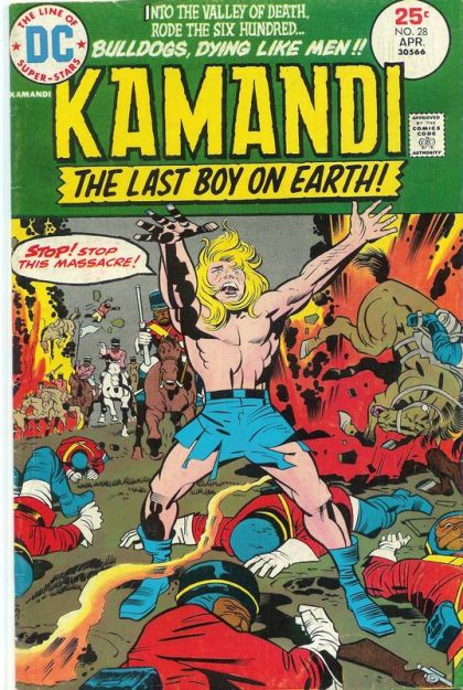 Kamandi: The Last Boy on Earth! Enforce The Atlantic Testament |  Issue#28 | Year: | Series: Jack Kirby | Pub: DC Comics |