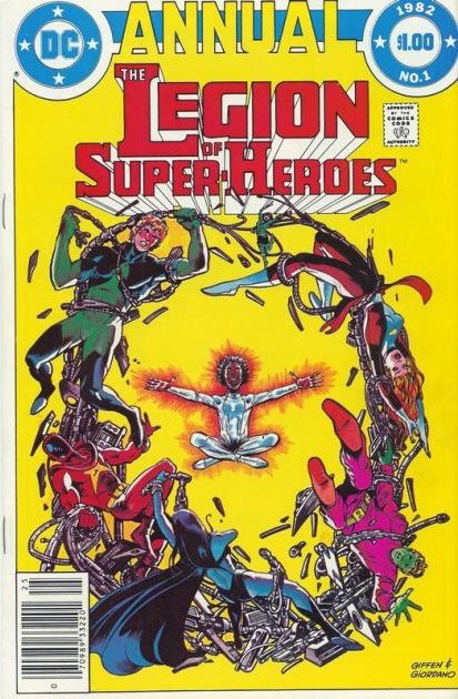 Legion of Super-Heroes, Vol. 2 Annual Monsters In A Little Girl's Mind |  Issue#1B | Year:1982 | Series: Legion of Super-Heroes | Pub: DC Comics | Newsstand Edition