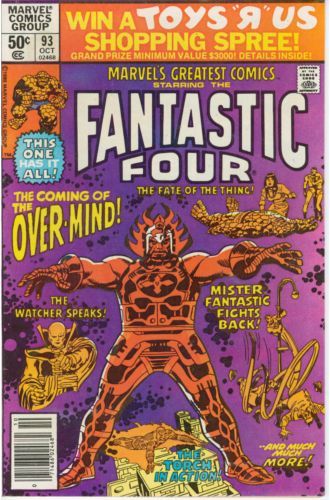 Marvel's Greatest Comics The Power of The Over-Mind |  Issue#93B | Year:1980 | Series:  | Pub: Marvel Comics |