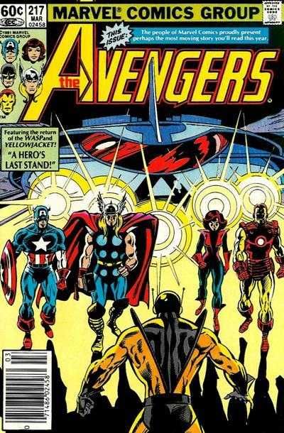 The Avengers, Vol. 1 Double-Cross! |  Issue#217B | Year:1982 | Series: Avengers | Pub: Marvel Comics | Newsstand Edition