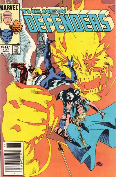 The Defenders, Vol. 1 Hearts and Minds |  Issue#137B | Year:1984 | Series: Defenders | Pub: Marvel Comics | Newsstand Edition