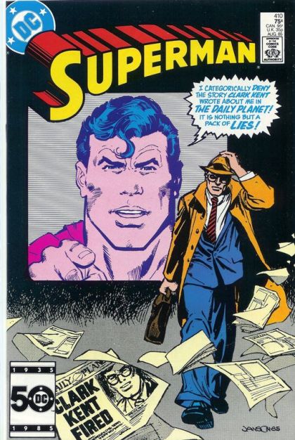 Superman, Vol. 1 Clark Kent-- Fired! |  Issue#410A | Year:1985 | Series: Superman | Pub: DC Comics | Direct Edition