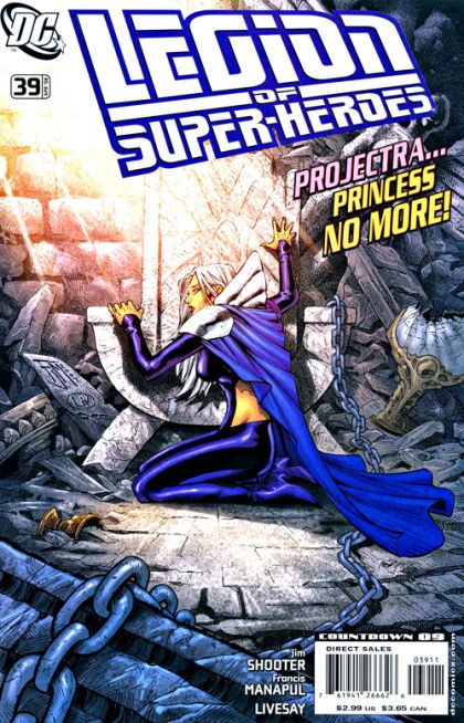 Legion of Super-Heroes, Vol. 5 Evil Adventus, Part 3: Downfall |  Issue#39 | Year:2008 | Series: Legion of Super-Heroes | Pub: DC Comics |