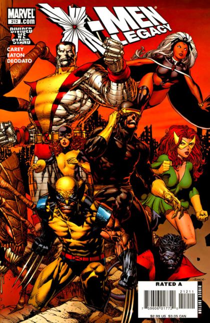 X-Men: Legacy, Vol. 1 Divided We Stand - Sins of the Father, Part 2 |  Issue#212A | Year:2008 | Series: X-Men | Pub: Marvel Comics | David Finch Regular