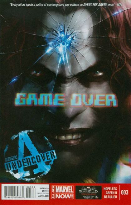 Avengers Undercover, Vol. 1 Descent, Part Three |  Issue#3A | Year:2014 | Series: Avengers | Pub: Marvel Comics | Francesco 'Matt' Mattina Regular Cover