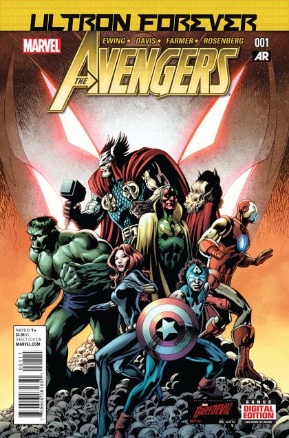 Avengers: Ultron Forever Ultron Forever - Part One |  Issue#1A | Year:2015 | Series:  | Pub: Marvel Comics | Regular Alan Davis Cover