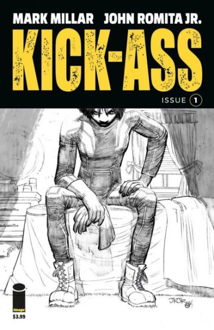 Kick-Ass, Vol. 4  |  Issue#1B | Year:2018 | Series:  | Pub: Image Comics | Variant John Romita Jr Sketch Cover