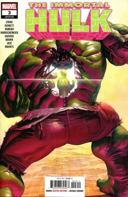 The Immortal Hulk Point Of View |  Issue#3A | Year:2018 | Series:  | Pub: Marvel Comics | Regular Alex Ross Cover