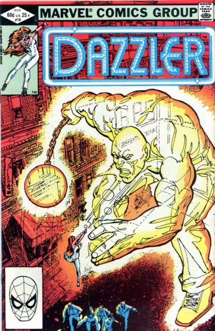 Dazzler The Absorbing Man Wants You |  Issue#18A | Year:1982 | Series: Dazzler | Pub: Marvel Comics | Direct Edition