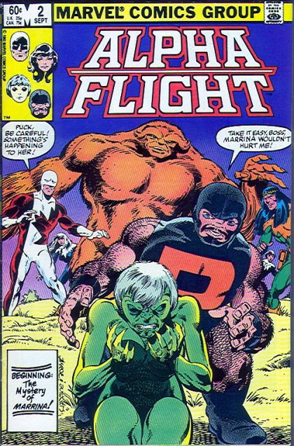 Alpha Flight, Vol. 1 Shadows Of The Past |  Issue#2A | Year:1983 | Series: Alpha Flight | Pub: Marvel Comics | Direct Edition