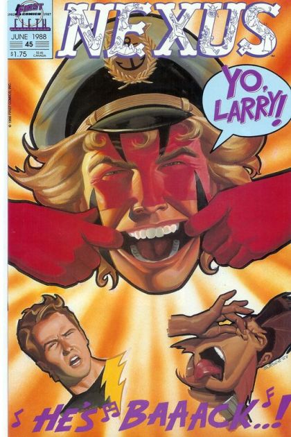 Nexus, Vol. 2 Return To The Bowl-Shaped World |  Issue#45 | Year:1988 | Series: Nexus | Pub: First Comics |