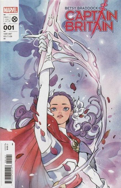 Betsy Braddock: Captain Britain Returns Home, Having Changed |  Issue#1D | Year:2023 | Series:  | Pub: Marvel Comics | Peach Momoko Cover