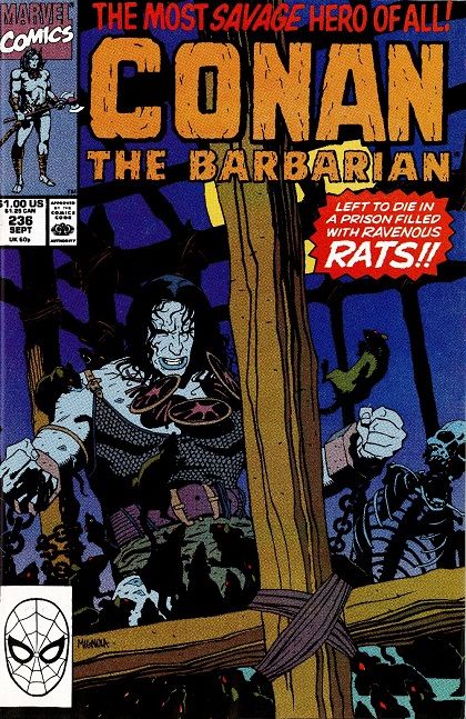 Conan the Barbarian, Vol. 1 Tangled Up In Blood |  Issue#236A | Year:1990 | Series: Conan | Pub: Marvel Comics |