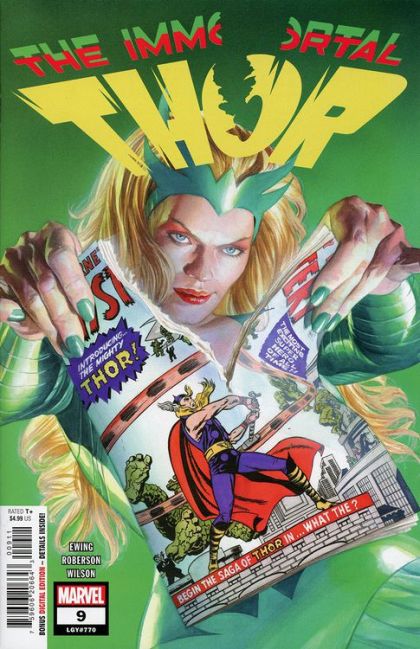 The Immortal Thor The Land of Lost Content |  Issue#9A | Year:2024 | Series: Thor | Pub: Marvel Comics | Alex Ross Regular