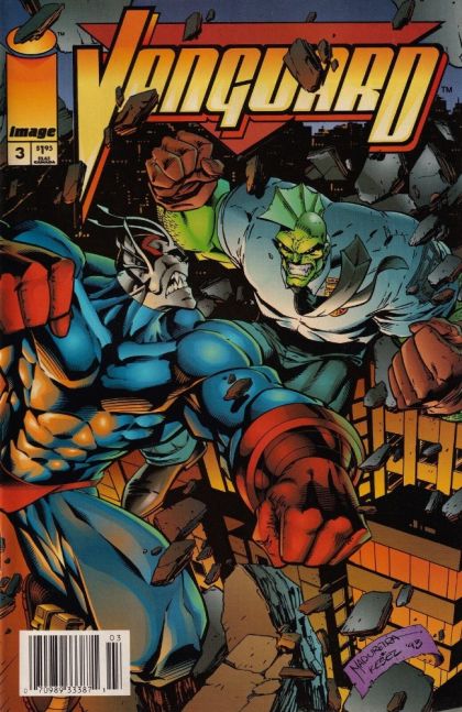 Vanguard  |  Issue#3B | Year:1993 | Series:  | Pub: Image Comics | Newsstand Edition