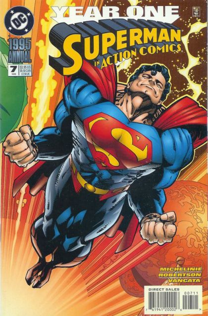 Action Comics, Vol. 1 Annual Year One - Loss and Space! |  Issue#7A | Year:1995 | Series:  | Pub: DC Comics | Direct Edition