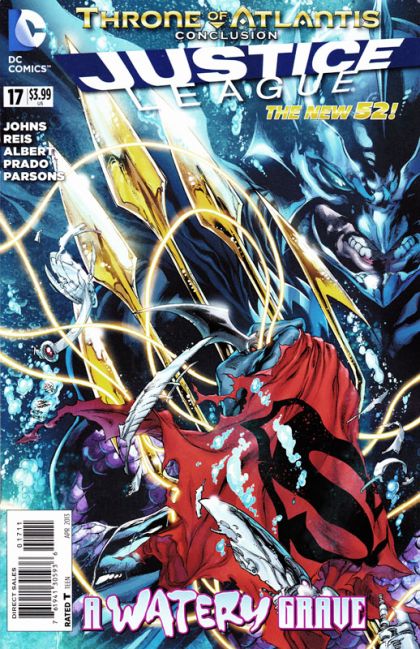 Justice League, Vol. 1 Throne of Atlantis - Chapter Five |  Issue#17A | Year:2013 | Series: Justice League | Pub: DC Comics | Ivan Reis Regular Cover