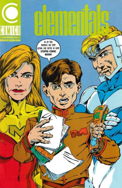 Elementals, Vol. 2 The Conversation |  Issue#15 | Year:1990 | Series: Elementals | Pub: Comico |
