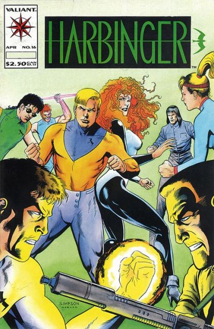 The Harbinger, Vol. 1 Scrambled |  Issue#16 | Year:1993 | Series: Harbinger | Pub: Valiant Entertainment |
