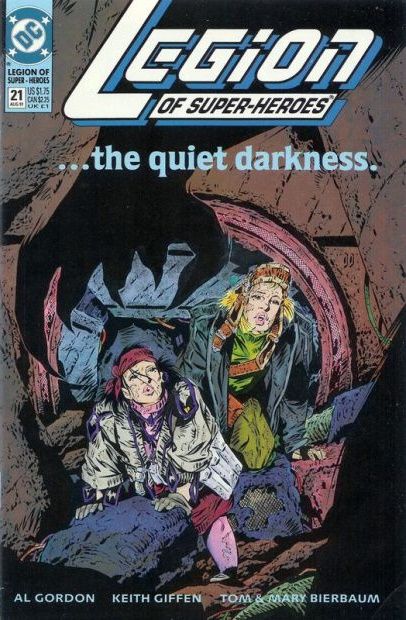 Legion of Super-Heroes, Vol. 4 The Quiet Darkness, Part One |  Issue#21 | Year:1991 | Series: Legion of Super-Heroes | Pub: DC Comics |