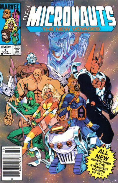 Micronauts, Vol. 2 Shadow of the Makers |  Issue#1B | Year:1984 | Series: Micronauts | Pub: Marvel Comics | Newsstand Edition