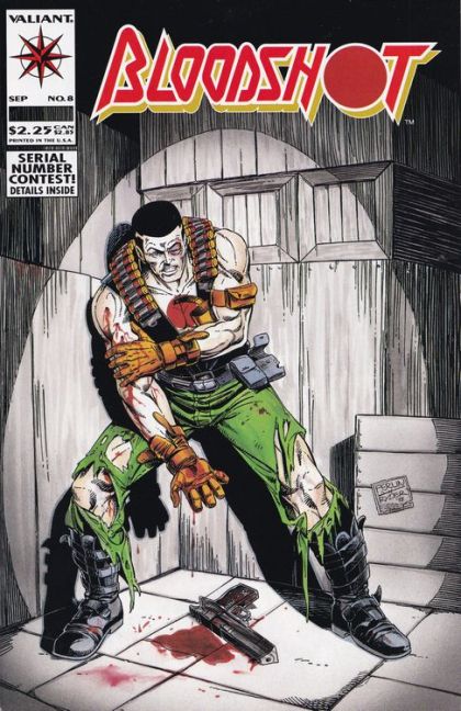 Bloodshot, Vol. 1 Bad Blood |  Issue#8 | Year:1993 | Series:  | Pub: Valiant Entertainment | Don Perlin Regular Cover