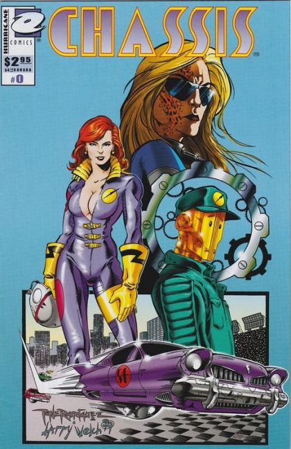 Chassis (Hurricane Comics)  |  Issue#0A | Year:1999 | Series:  | Pub: Hurricane Comics | Tone Rodriquez Cover