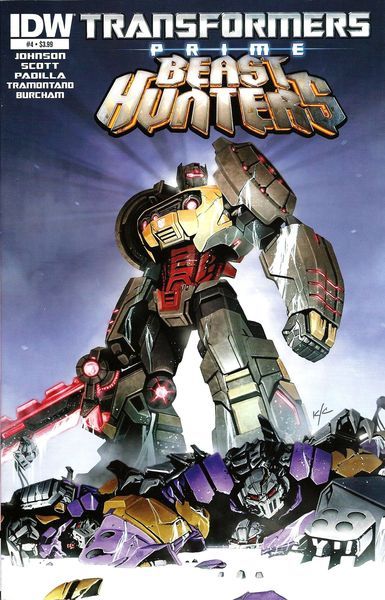 Transformers Prime: Beast Hunters  |  Issue#4A | Year:2013 | Series:  | Pub: IDW Publishing | Ken Christiansen Cover