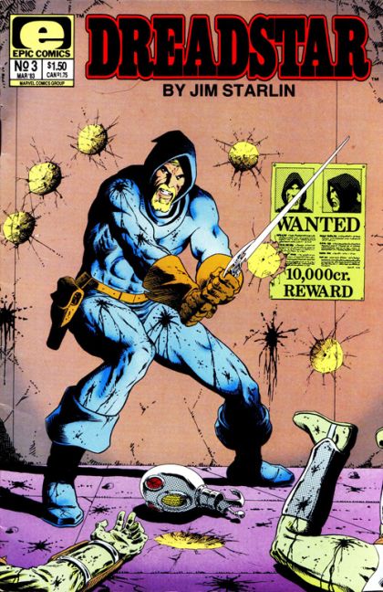 Dreadstar (Epic Comics), Vol. 1 Holocaust |  Issue#3 | Year:1983 | Series: Dreadstar | Pub: Marvel Comics |