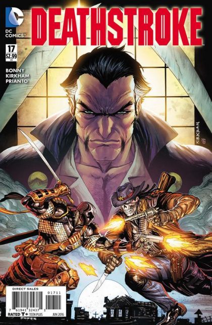 Deathstroke, Vol. 3 Showdown at Copper Cliff |  Issue#17A | Year:2016 | Series: Deathstroke | Pub: DC Comics | Tyler Kirkham Regular