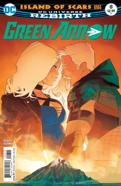 Green Arrow, Vol. 6 Island of Scars, Part One |  Issue#8A | Year:2016 | Series: Green Arrow | Pub: DC Comics | Regular Otto Schmidt Cover