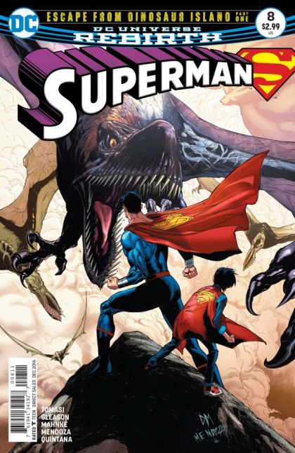Superman, Vol. 4 Escape From Dinosaur Island, Part One |  Issue#8A | Year:2016 | Series: Superman | Pub: DC Comics | Patrick Gleason Regular