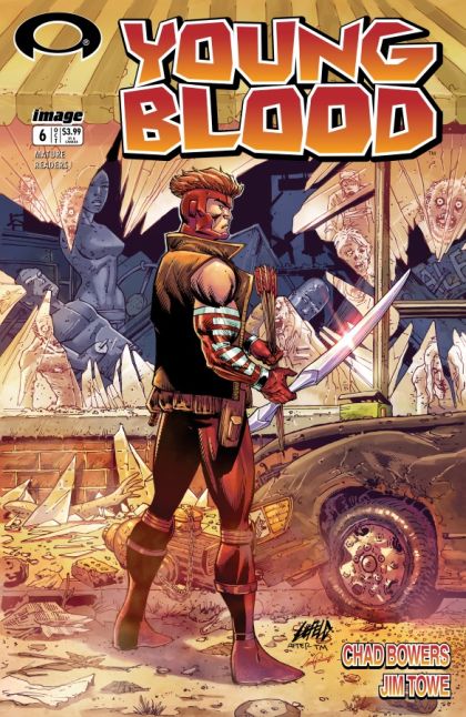 Youngblood, Vol. 6  |  Issue#6C | Year:2017 | Series:  | Pub: Image Comics | Walking Dead #1 Tribute Cover